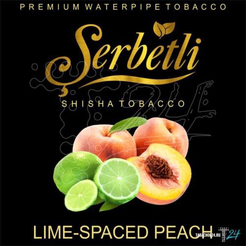 Serbetli / Табак Serbetli Запечённый персик с лаймом, 50г [M] в ХукаГиперМаркете Т24