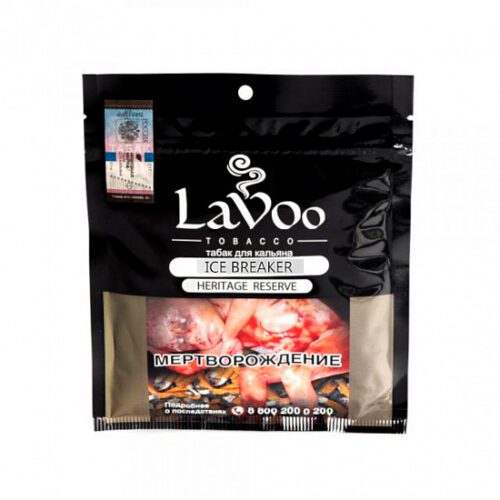 Lavoo / Табак Lavoo Black Ice breaker, 100г в ХукаГиперМаркете Т24