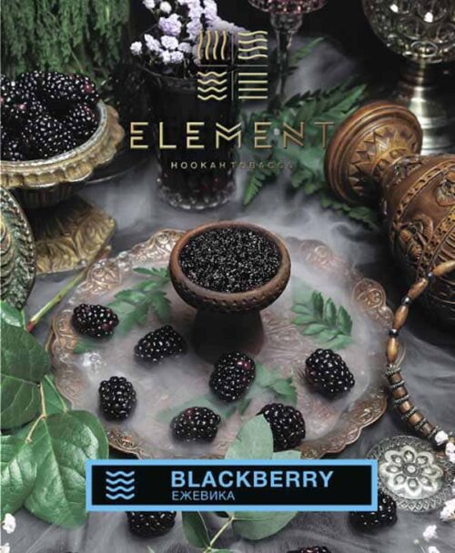 Element / Табак Element Вода Blackberry, 40г [M] в ХукаГиперМаркете Т24