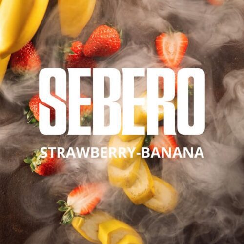 Sebero / Табак Sebero Banana Strawberry, 100г [M] в ХукаГиперМаркете Т24