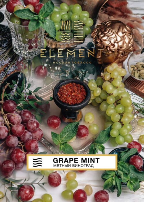Element / Табак Element Воздух Grape mint, 40г [M] в ХукаГиперМаркете Т24