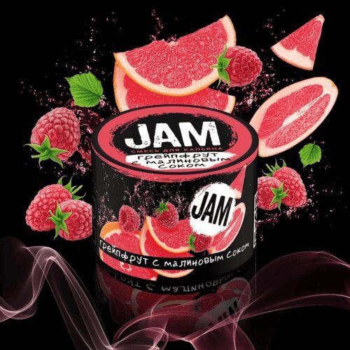 Jam / Бестабачная смесь Jam Грейпфрут с малиновым соком, 50г в ХукаГиперМаркете Т24