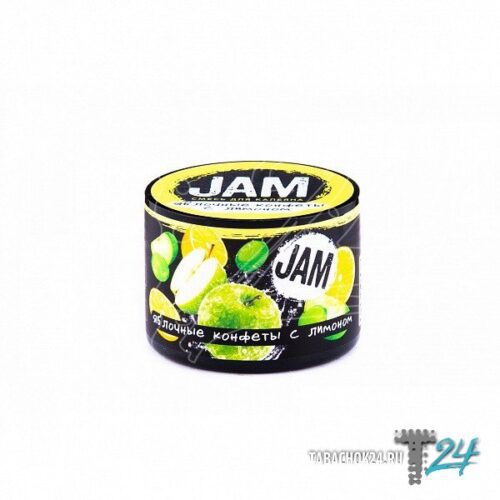 Jam / Бестабачная смесь Jam Яблочные леденцы с лимоном, 50г в ХукаГиперМаркете Т24