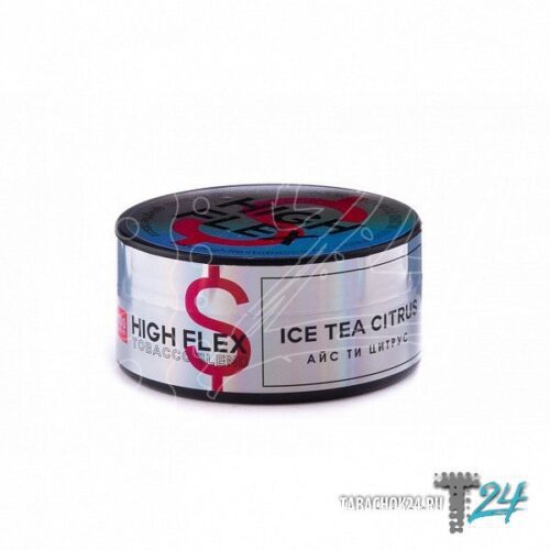High Flex Tobacco / Табак High Flex Ice tea citrus, 100г [M] в ХукаГиперМаркете Т24