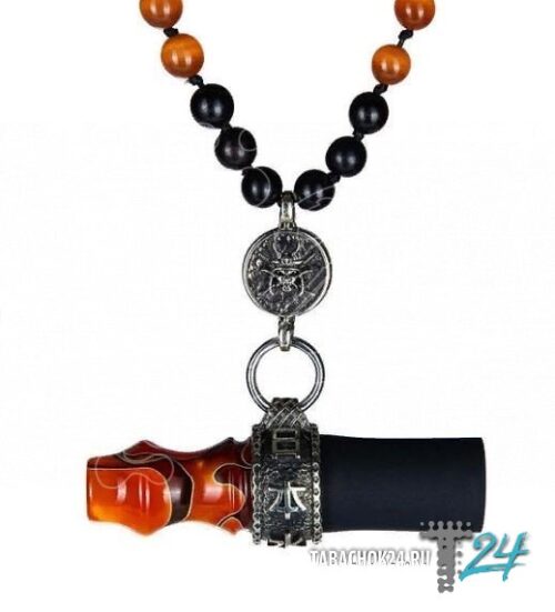 Japona Hookah / Мундштук персональный Japona hookah Samurai (beads) оранжевый в ХукаГиперМаркете Т24