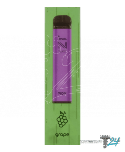 IZI / Электронная сигарета IZI Max Grape (1600 затяжек, одноразовая) в ХукаГиперМаркете Т24