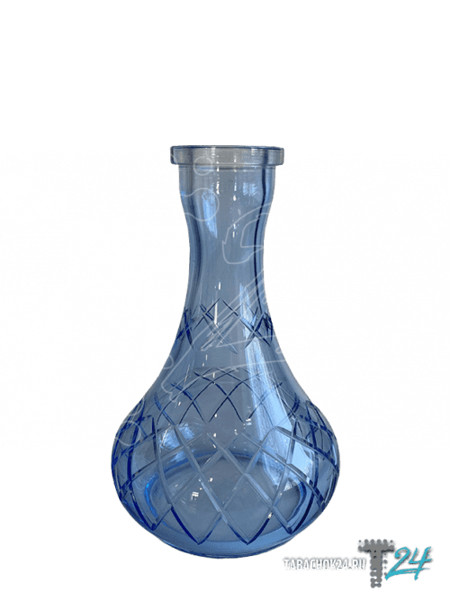Glass / Колба Glass Drop Грань 3 Голубая в ХукаГиперМаркете Т24