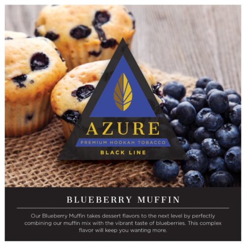 Azure / Табак Azure Black line Blueberry muffin, 100г [M] в ХукаГиперМаркете Т24