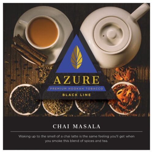 Azure / Табак Azure Black line Chai masala, 100г [M] в ХукаГиперМаркете Т24