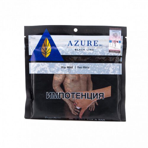 Azure / Табак Azure Black line Rio mint, 100г [M] в ХукаГиперМаркете Т24