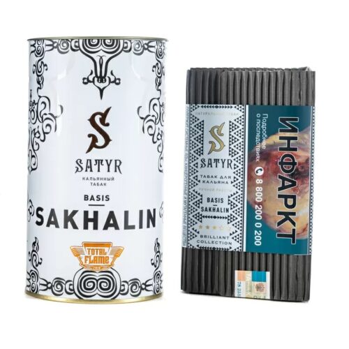Satyr / Табак Satyr Brilliant Collection Basis Sakhalin, 100г [M] в ХукаГиперМаркете Т24