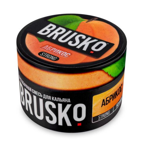 Brusko / Бестабачная смесь Brusko Strong Абрикос, 50г в ХукаГиперМаркете Т24