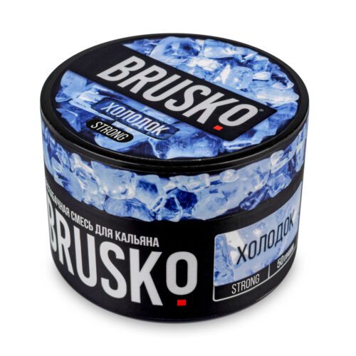 Brusko / Бестабачная смесь Brusko Strong Холодок, 50г в ХукаГиперМаркете Т24