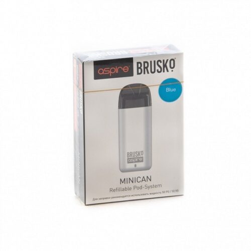 Brusko / Электронная сигарета Brusko Minican 350mAh синяя (многоразовая) в ХукаГиперМаркете Т24