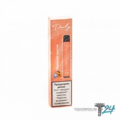 Daly Code / Электронная сигарета Daly Code Ice Peach (800 затяжек, одноразовая) в ХукаГиперМаркете Т24