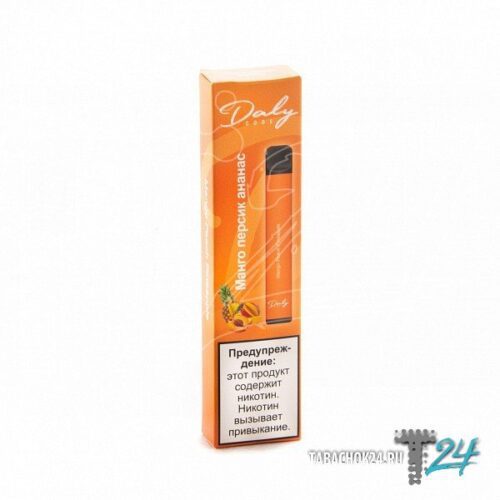 Daly Code / Электронная сигарета Daly Code Mango peach pineapple (800 затяжек, одноразовая) в ХукаГиперМаркете Т24