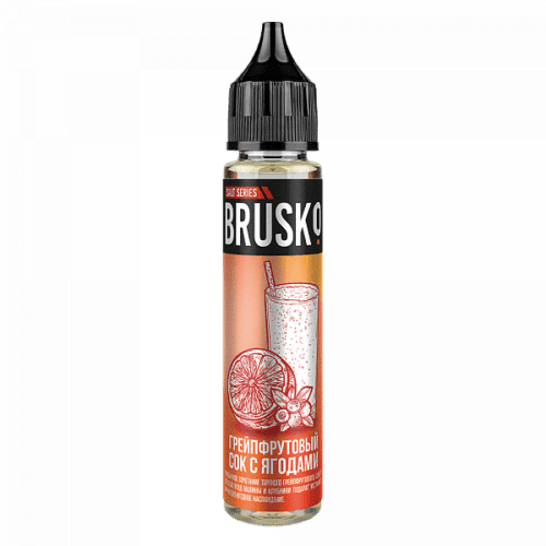 Brusko / Жидкость Brusko Salt Грейпфрутовый сок с ягодами, 30мл, 2% Ultra в ХукаГиперМаркете Т24