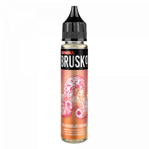 Brusko / Жидкость Brusko Salt Малиновый пончик, 30мл, 2% в ХукаГиперМаркете Т24