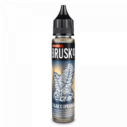 Brusko / Жидкость Brusko Salt Табак с орехами, 30мл, 2% Ultra в ХукаГиперМаркете Т24