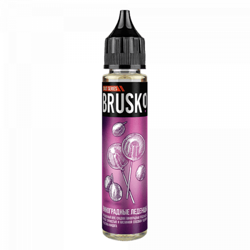 Brusko / Жидкость Brusko Salt Виноградные леденцы, 30мл, 2% Ultra в ХукаГиперМаркете Т24