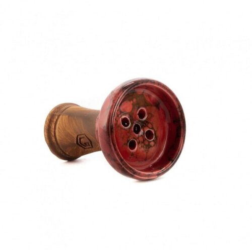Let's Smoke Hookah / Чаша LS Shaft Evil Wave red black в ХукаГиперМаркете Т24