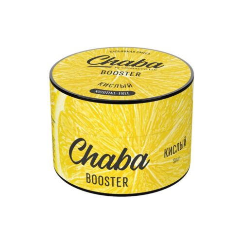 CHABACCO / Бестабачная смесь Chabacco Chaba booster кислый, 50г (без никотина) в ХукаГиперМаркете Т24
