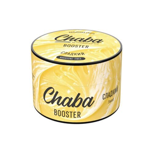 CHABACCO / Бестабачная смесь Chabacco Chaba booster сладкий, 50г (без никотина) в ХукаГиперМаркете Т24