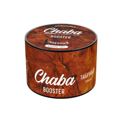 CHABACCO / Бестабачная смесь Chabacco Chaba booster табачный, 50г (без никотина) в ХукаГиперМаркете Т24