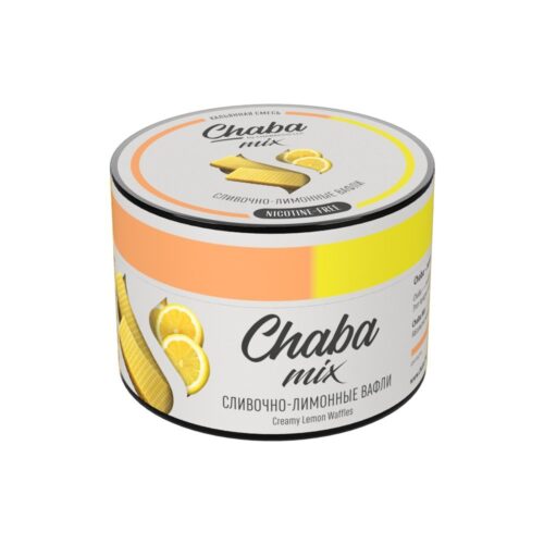 CHABACCO / Бестабачная смесь Chabacco Chaba Nicotine free Сливочно-лимонные вафли, 50г в ХукаГиперМаркете Т24