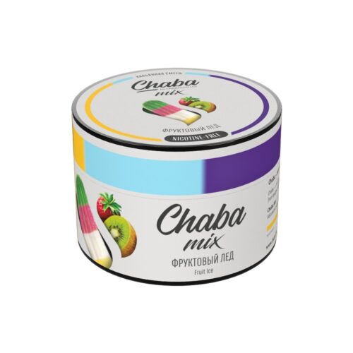 CHABACCO / Бестабачная смесь Chabacco Chaba Nicotine free Фруктовый лед, 50г в ХукаГиперМаркете Т24