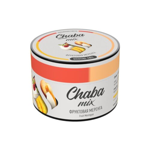 CHABACCO / Бестабачная смесь Chabacco Chaba Nicotine free Фруктовая меренга, 50г в ХукаГиперМаркете Т24