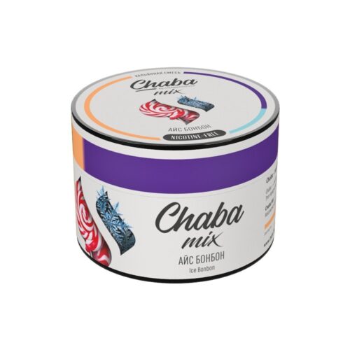 CHABACCO / Бестабачная смесь Chabacco Chaba Nicotine free Айс бонбон, 50г в ХукаГиперМаркете Т24