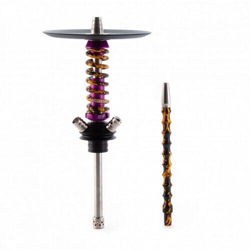 Mamay customs / Кальян Mamay Customs Coilover Micro фиолетово-золотые брызги [без колбы] в ХукаГиперМаркете Т24