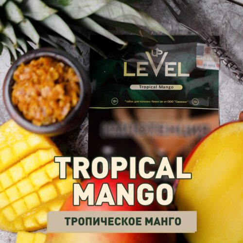 Level up / Табак Level up Tropical mango, 50г [M] в ХукаГиперМаркете Т24