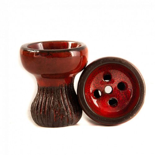 Vintage / Чаша Vintage Blackstone bowl Turkish bubble wood красная в ХукаГиперМаркете Т24