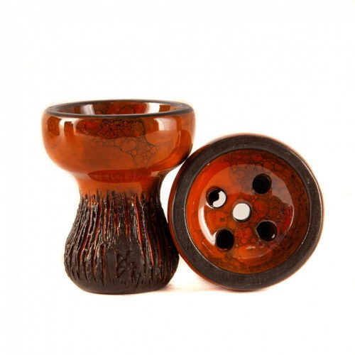 Vintage / Чаша Vintage Blackstone bowl Turkish bubble wood оранжевая в ХукаГиперМаркете Т24