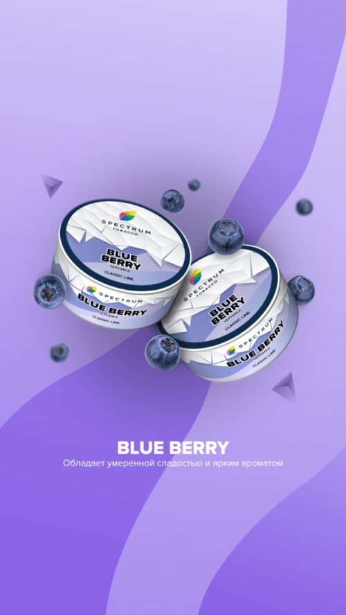 Spectrum / Табак Spectrum Classic Line Blue berry, 200г [M] в ХукаГиперМаркете Т24