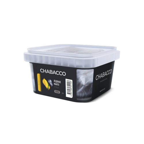CHABACCO / Бестабачная смесь Chabacco Strong Ice mango (ледяное манго), 200г в ХукаГиперМаркете Т24