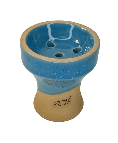 Pizduk Hookah / Чаша Pizduk X €33 Base Glaze Blue Dot 2 в ХукаГиперМаркете Т24