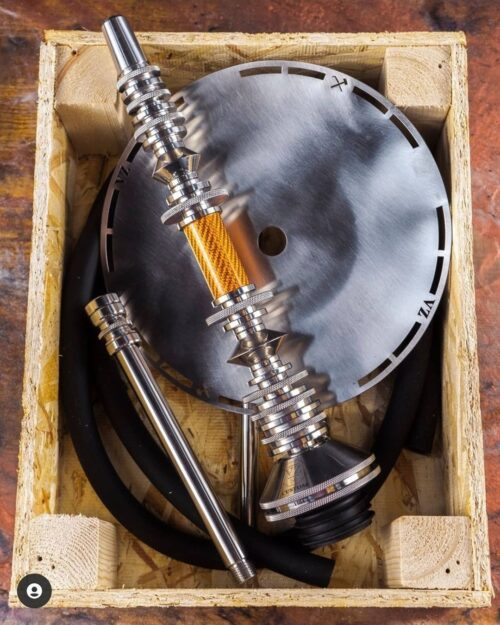 VZ Hookah / Кальян VZ Custom Version 3 оранжевый [без колбы] в ХукаГиперМаркете Т24