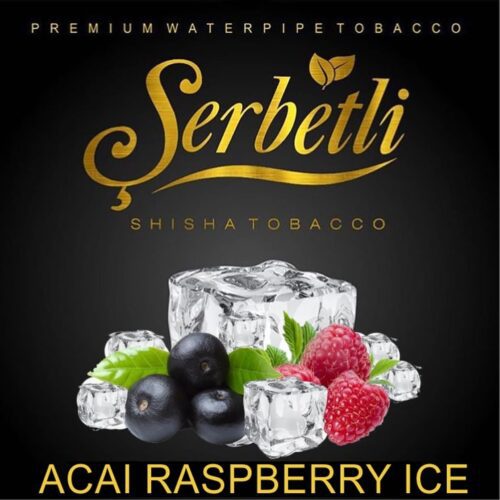 Serbetli / Смесь для кальяна Serbetli Асаи малина со льдом, 50г / Акциз в ХукаГиперМаркете Т24