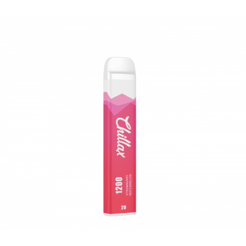 Chillax / Электронная сигарета Chillax Strawberry watermelon (1200 затяжек, одноразовая) в ХукаГиперМаркете Т24