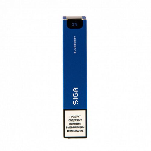SIGA / Электронная сигарета SIGA Blueberry (1500 затяжек, одноразовая) в ХукаГиперМаркете Т24