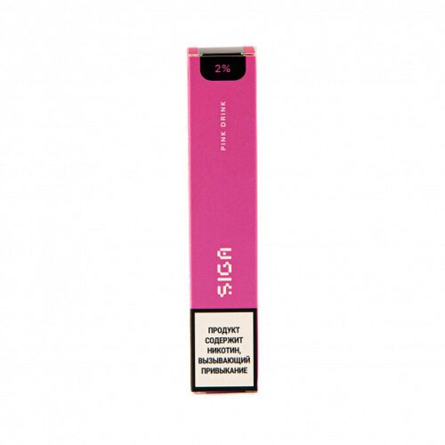 SIGA / Электронная сигарета SIGA Pink drink (1500 затяжек, одноразовая) в ХукаГиперМаркете Т24