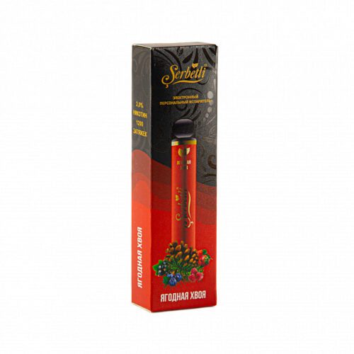Serbetli / Электронная сигарета Serbetli Ягодная хвоя (1200 затяжек, одноразовая) в ХукаГиперМаркете Т24