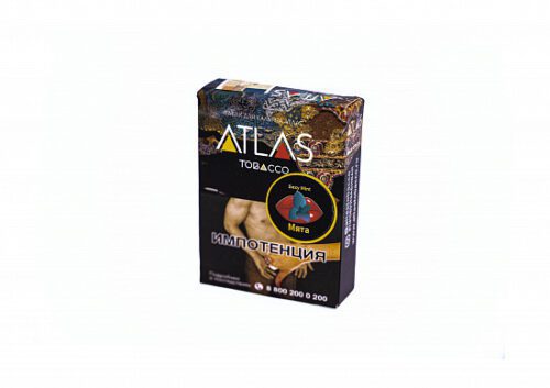 Atlas / Табак Atlas Sexy mint, 25г [M] в ХукаГиперМаркете Т24
