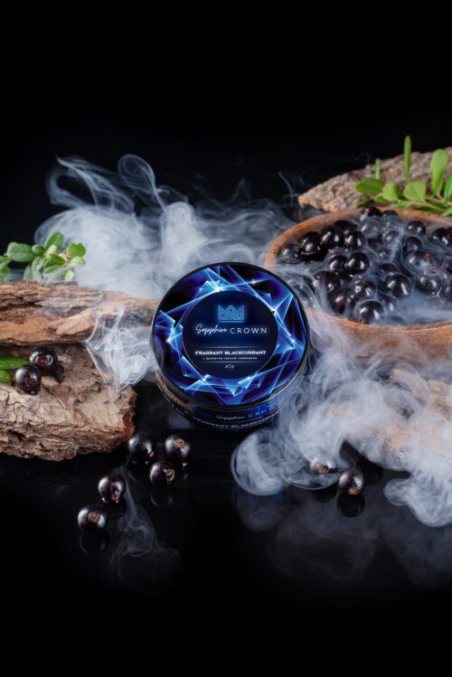 Crown / Табак Crown Sapphire Fragrant blackcurrant, 100г [M] в ХукаГиперМаркете Т24