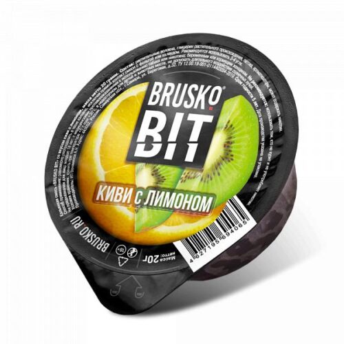 Brusko / Бестабачная смесь Brusko Bit Киви с лимоном, 20г в ХукаГиперМаркете Т24