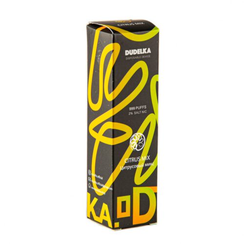 Dudelka / Электронная сигарета Dudelka Citrus Mix (999 затяжек, одноразовая) в ХукаГиперМаркете Т24