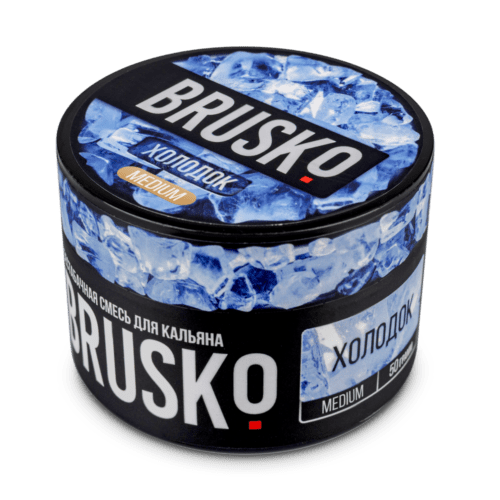 Brusko / Бестабачная смесь Brusko Medium Холодок, 50г в ХукаГиперМаркете Т24